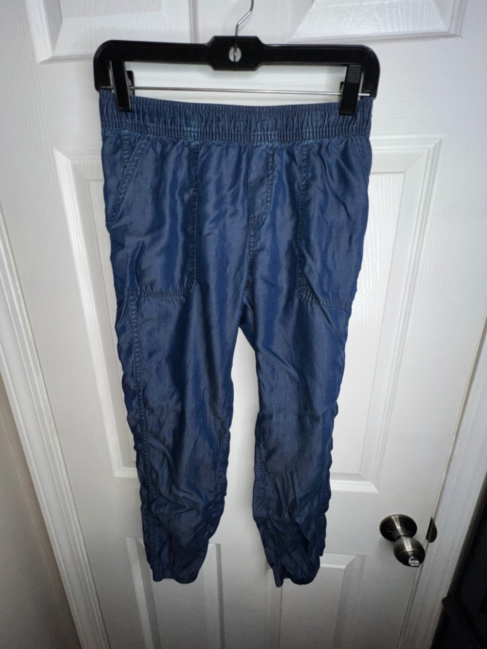 Prana Women’s X Small Aberdeen Crop Joggers Pants XS Blue Lenzing Tencel prAna - Picture 14 of 16